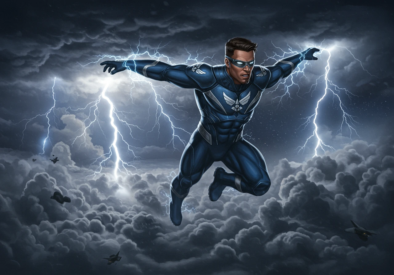 Superhero created on Craiyon