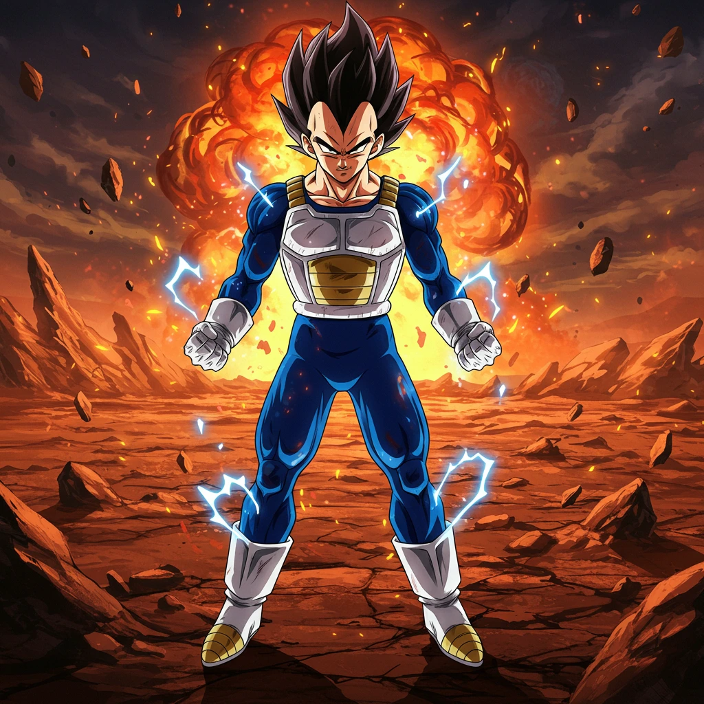 Dragon ball z created on Craiyon