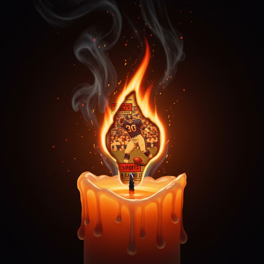 Candle created on Craiyon