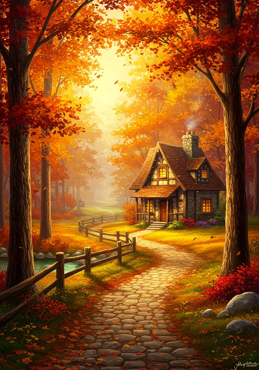 Cottage created on Craiyon