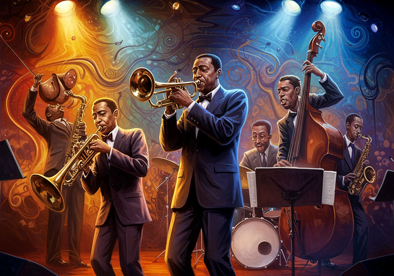 Jazz created on Craiyon