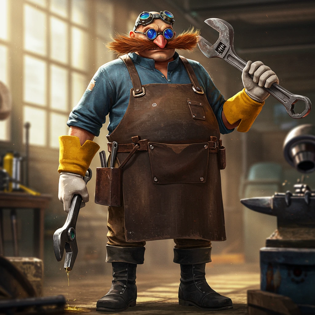 Mechanic created on Craiyon