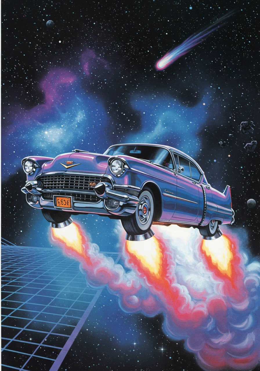 Retro-futurism created on Craiyon