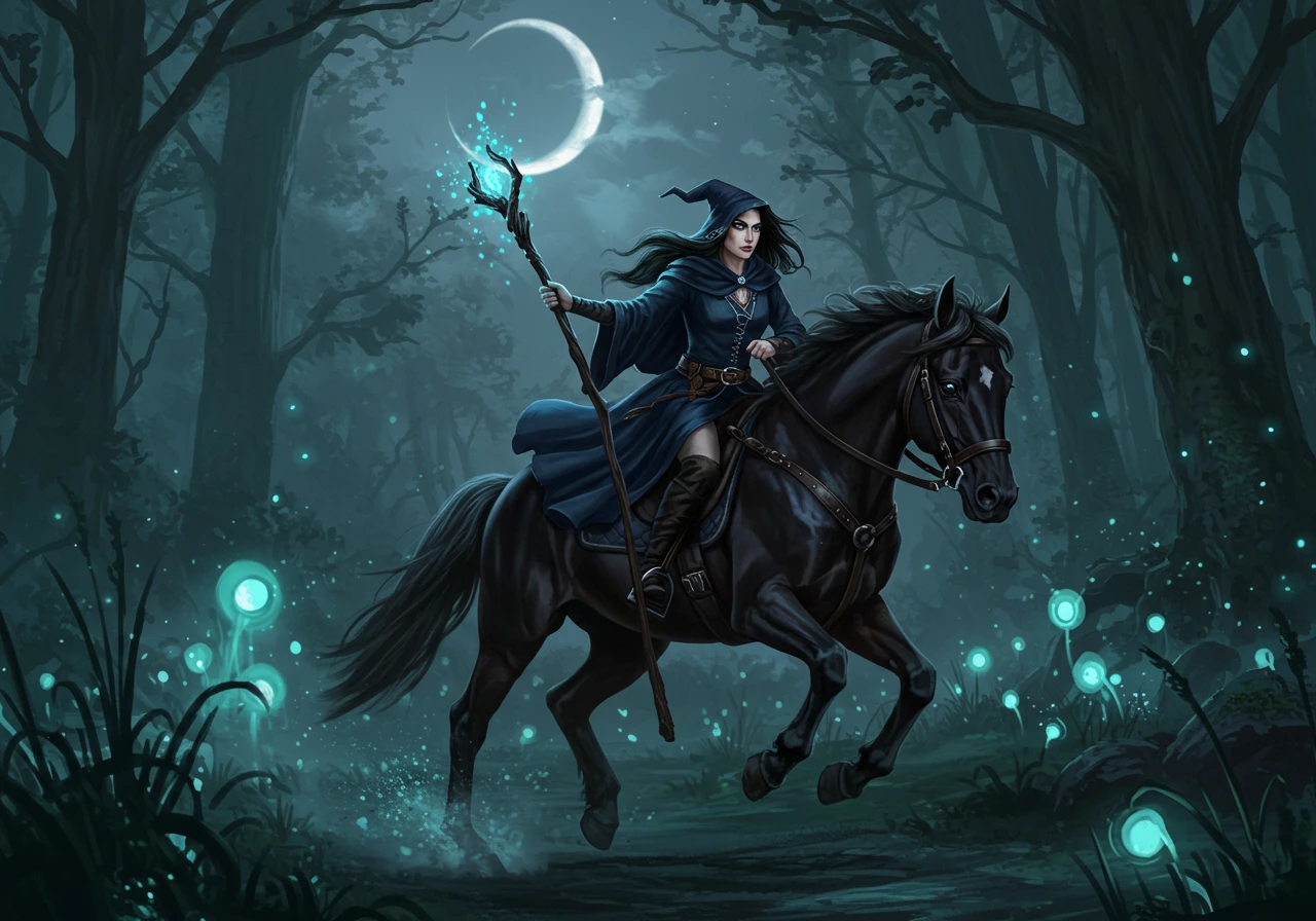 Witch created on Craiyon