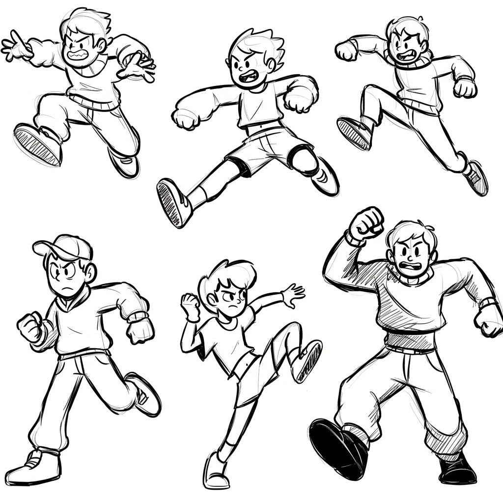 Sketches created on Craiyon