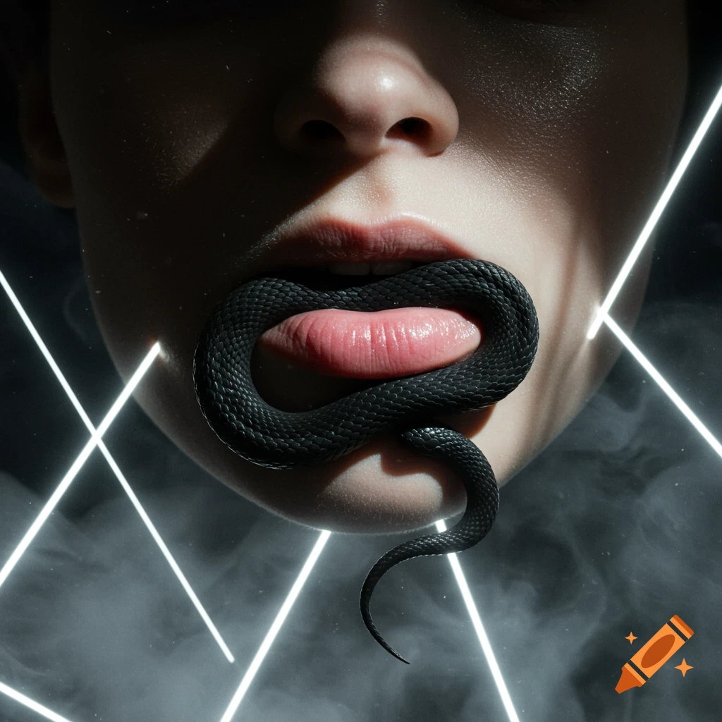 Snake Inspired Face Mask created on Craiyon, image size:1024x1024