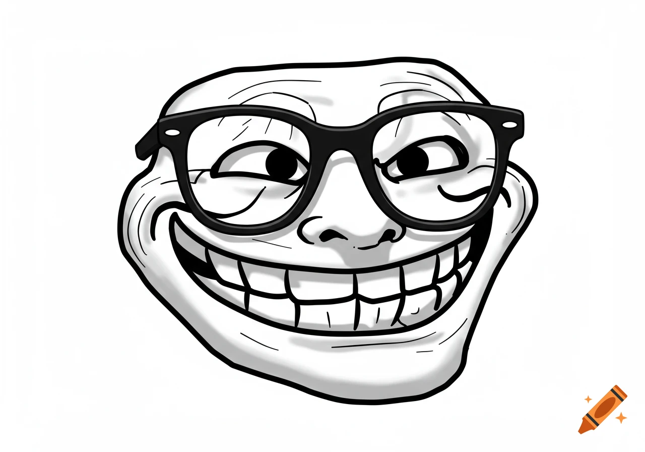 Funny Meme Face created on Craiyon, image size:1280x896