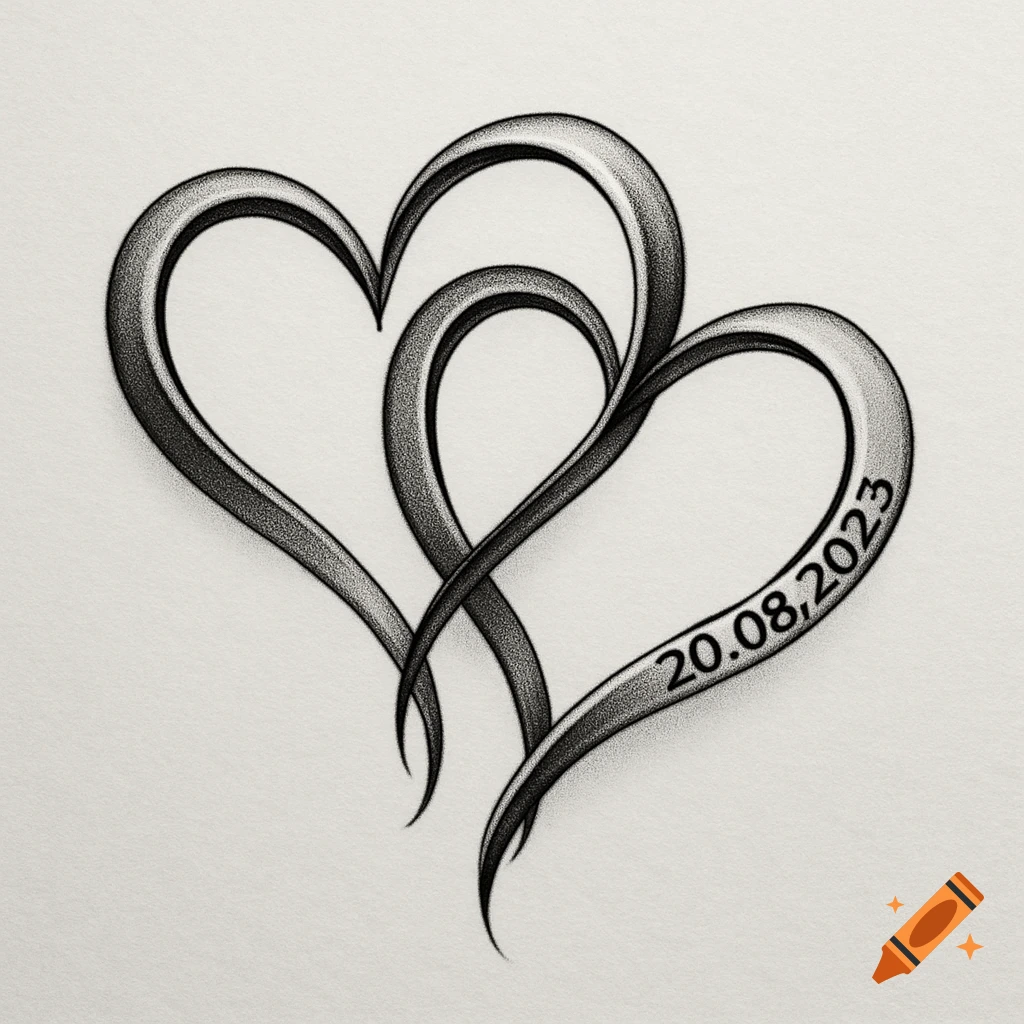 Rose Tattoo Design Infinity Sign created on Craiyon, image size:1024x1024