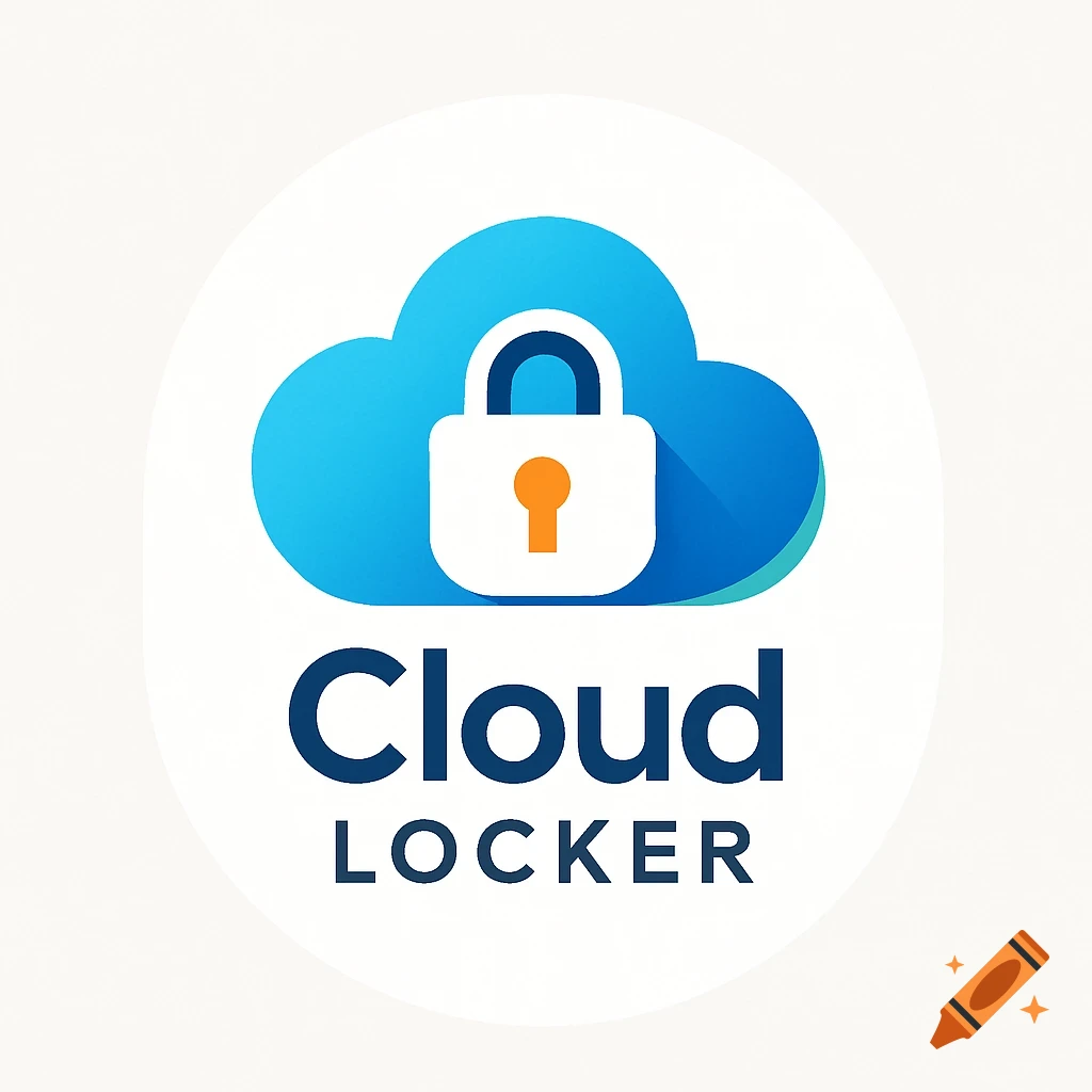 A logo featuring a blue cloud with a white padlock and the text 'Cloud LOCKER' below it, on a white background.