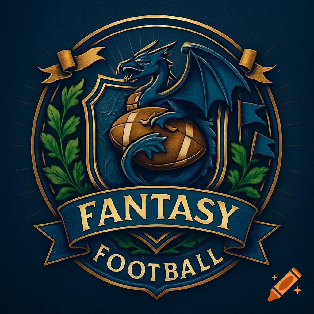 a-fantasy-football-league-logo-featuring-a-blue-dragon-clutching-a