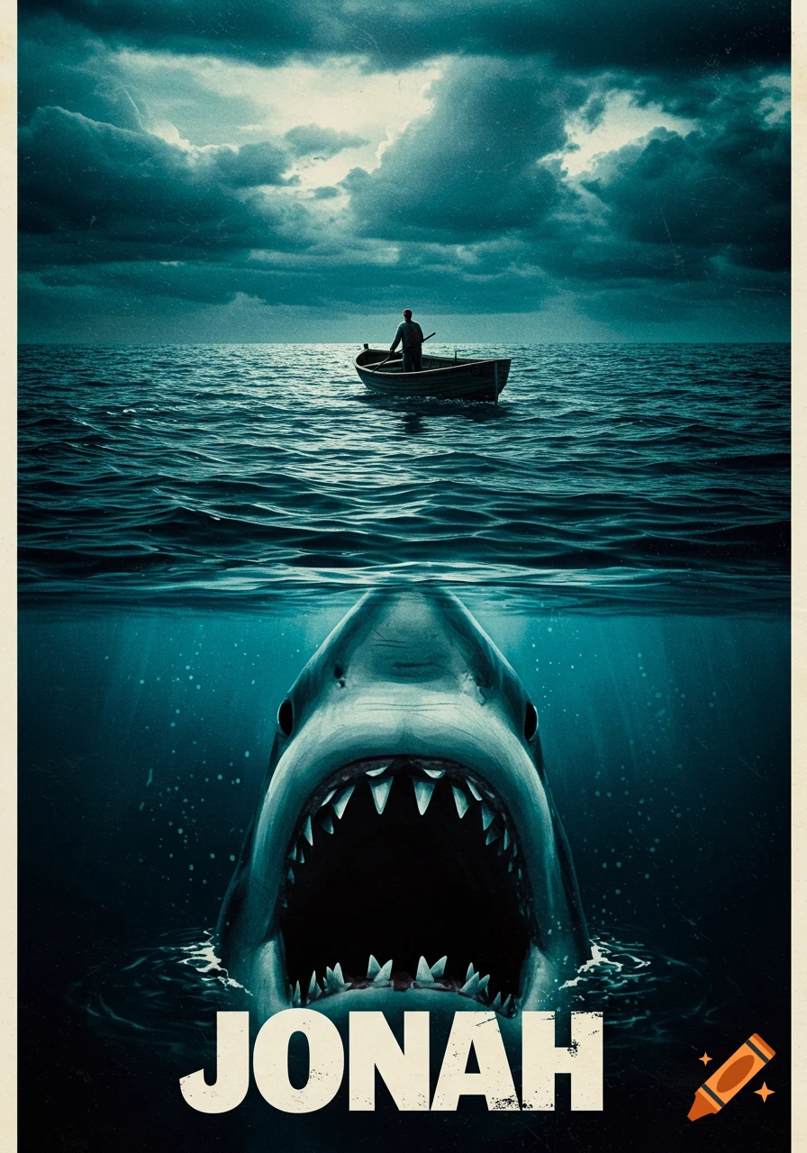 Movie poster for "Fih The Movie" showing colorful fish swimming around