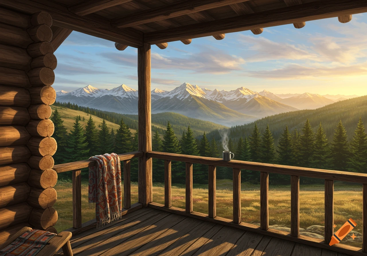 Illustrated scene of a Native American elder and children around a ...