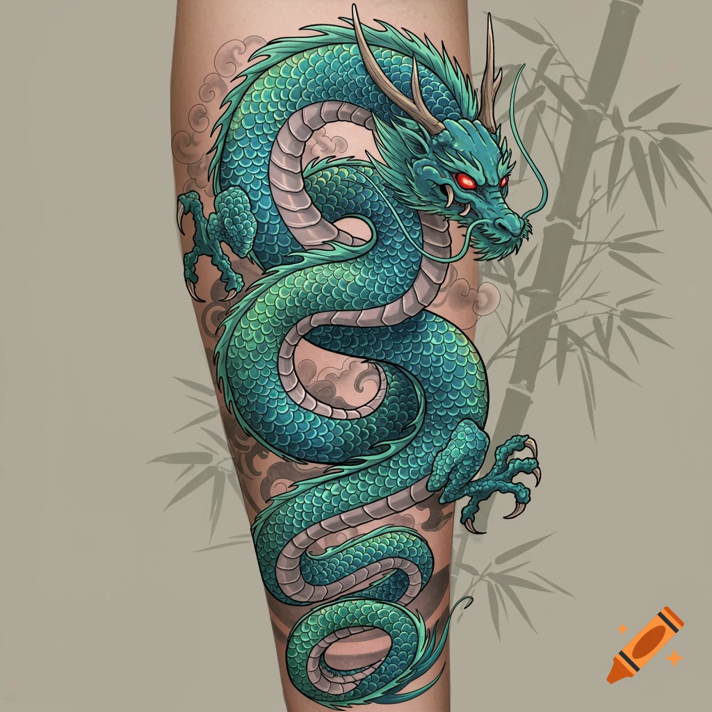 Shenron Wrapped Around Your Arm