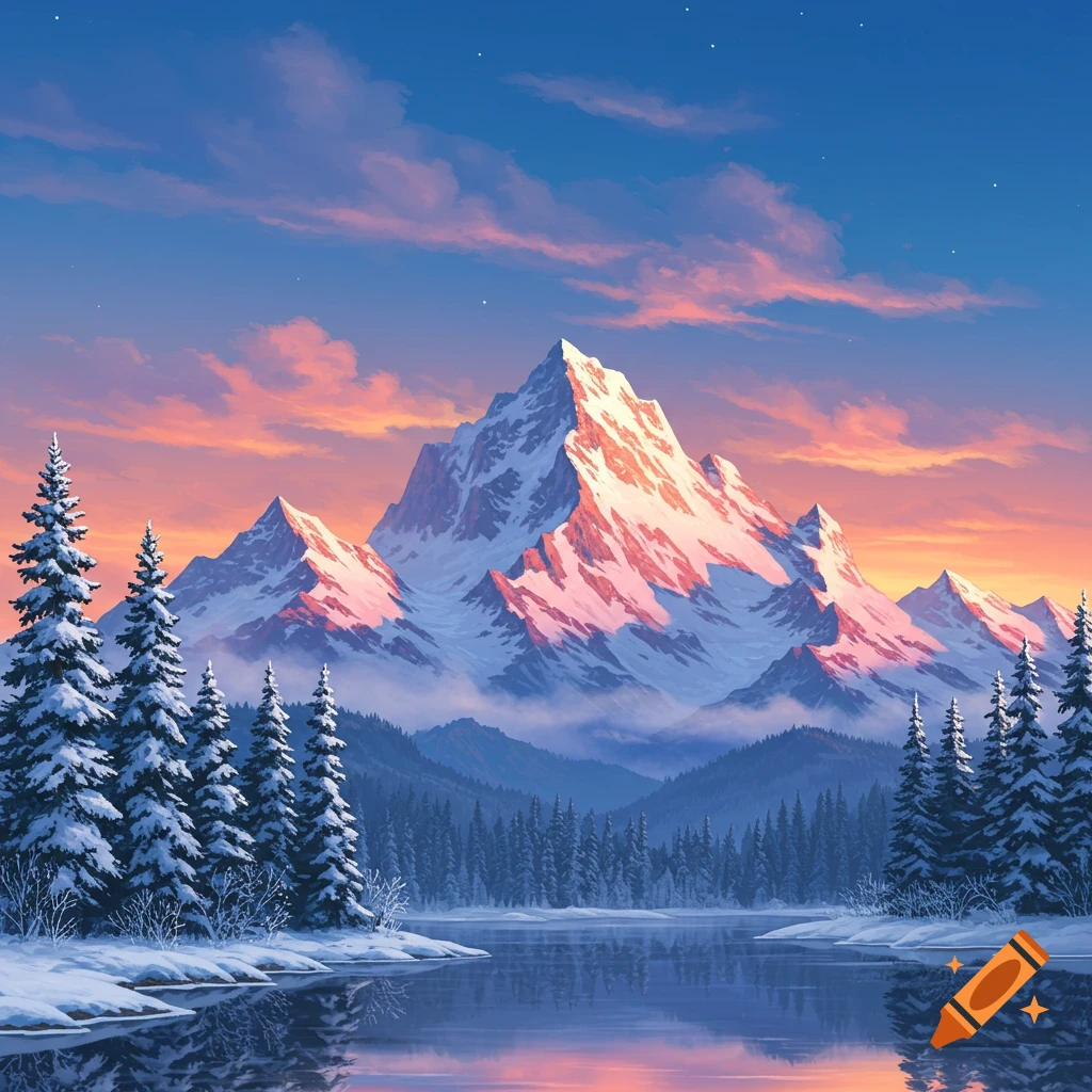 絵画 Winter Mountains 絵画 Winter Mountains 雪山(志賀高原スキー場)／山口ミドリ | アート