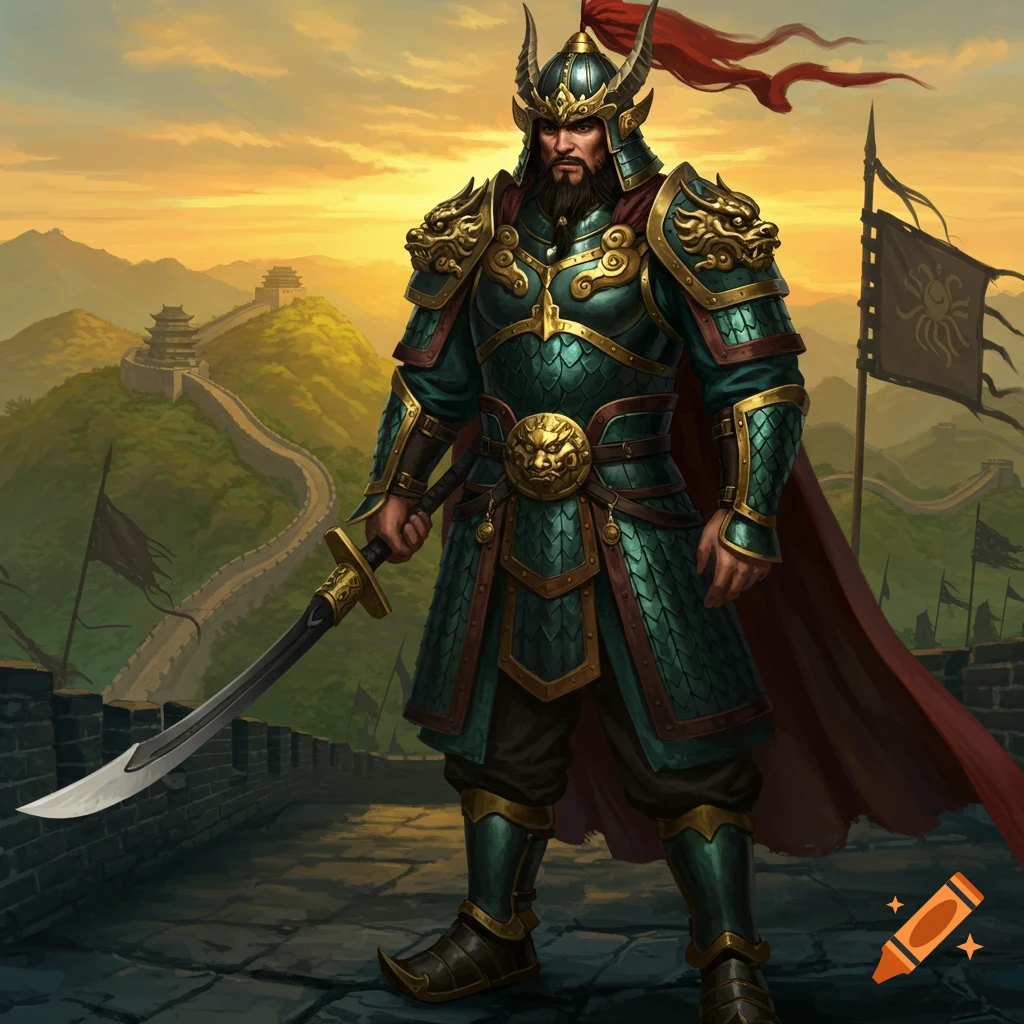 Zhang Fei created on Craiyon, image size:1024x1024