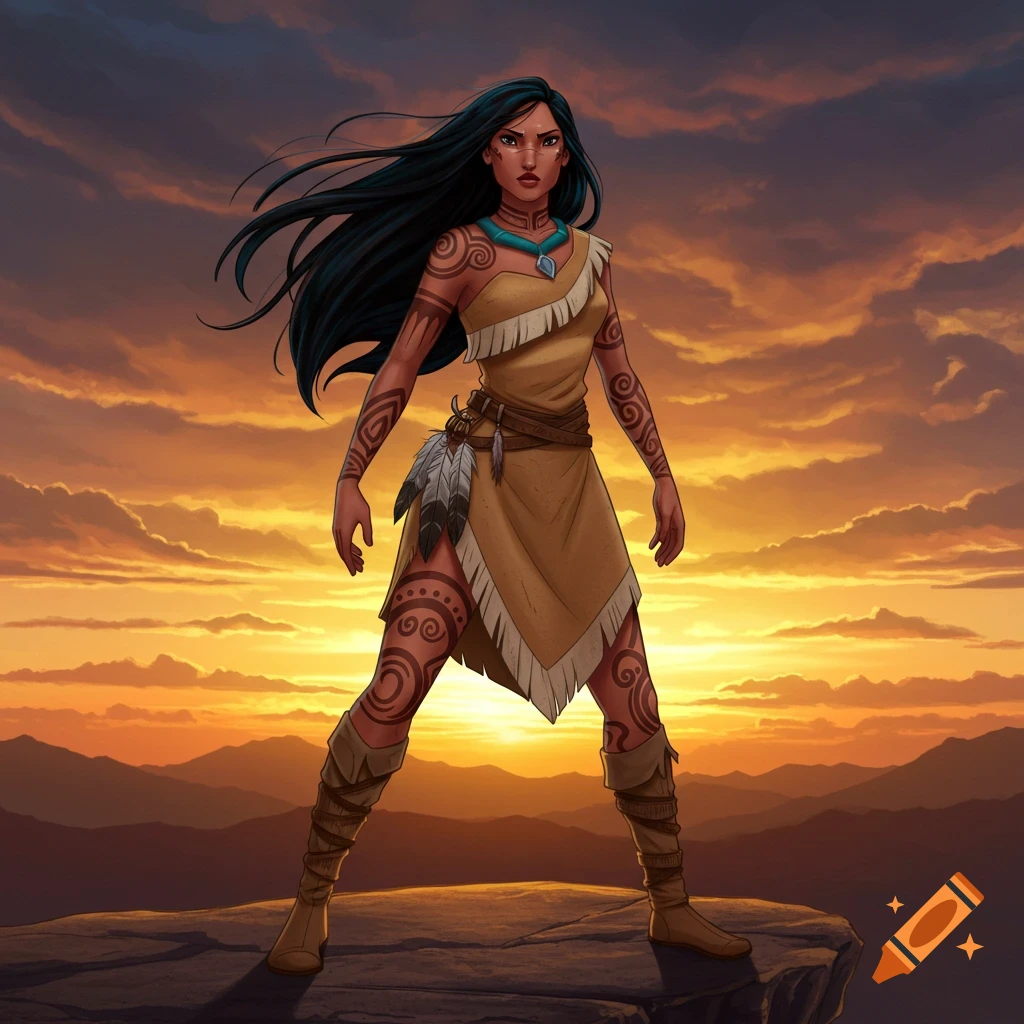 Pocahontas – Learning With My Boys, image size:1024x1024