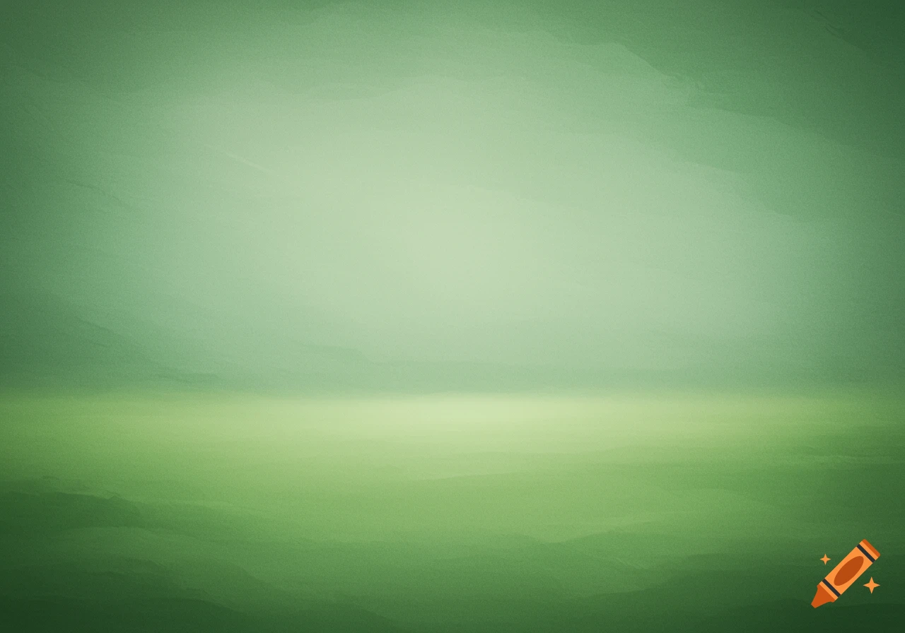 An abstract green background with a subtle gradient from light to dark, featuring a bright horizontal band in the center.