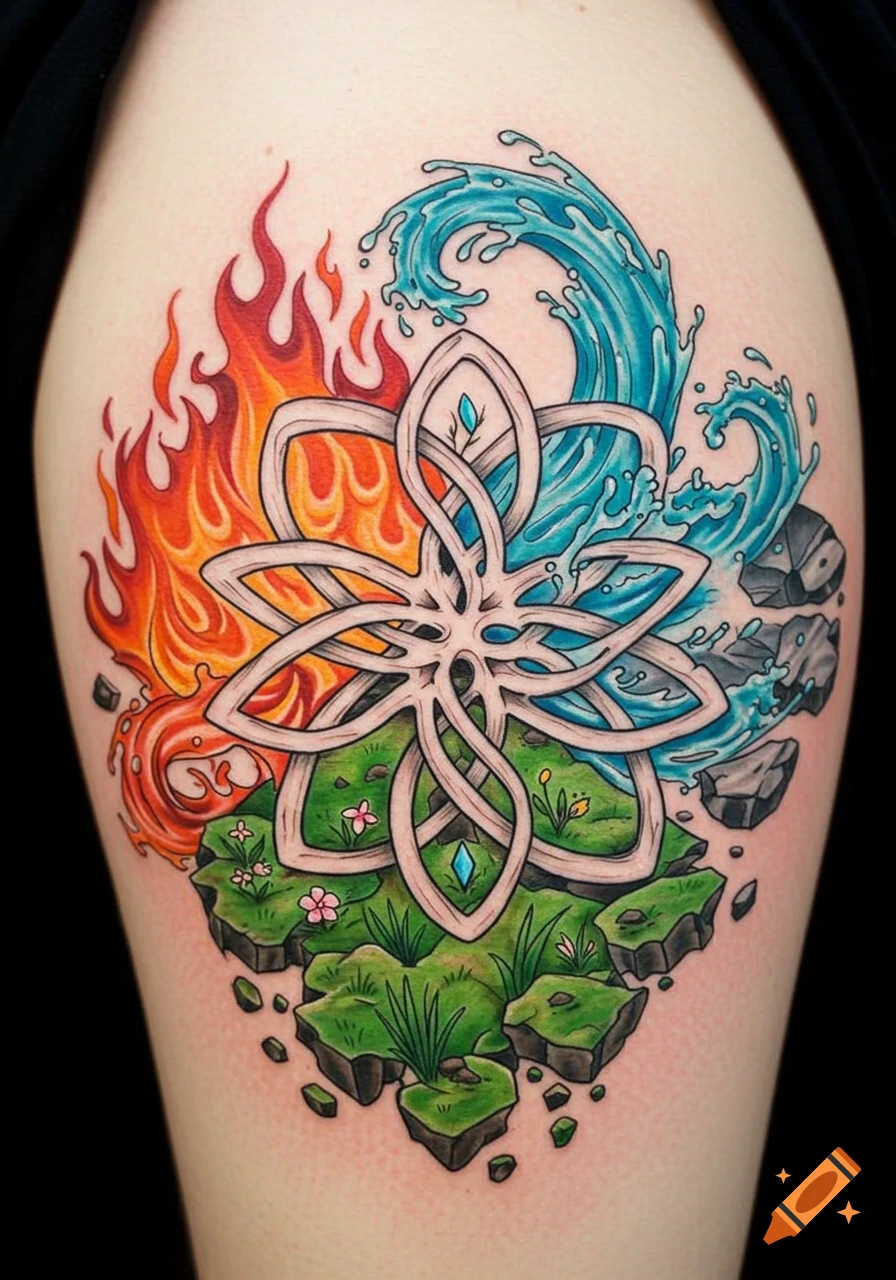 Celtic Tattoo Design on a Wrist created on Craiyon, image size:896x1280