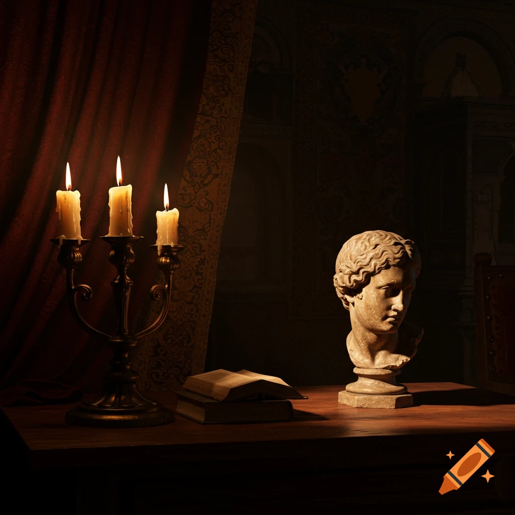 Bust of a Byzantine Emperor created on Craiyon, image size:1024x1024