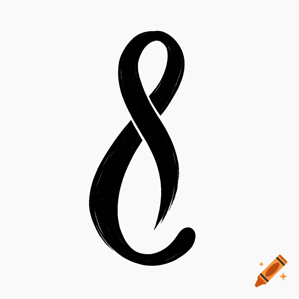 A black brushstroke awareness ribbon logo in a vector style, resembling the letter 'i', on a white background.