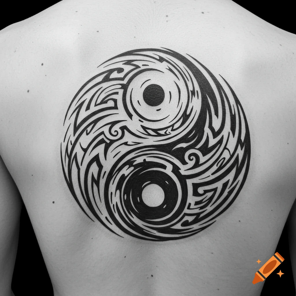 Tree of Life, Yin Yang Tattoo Design