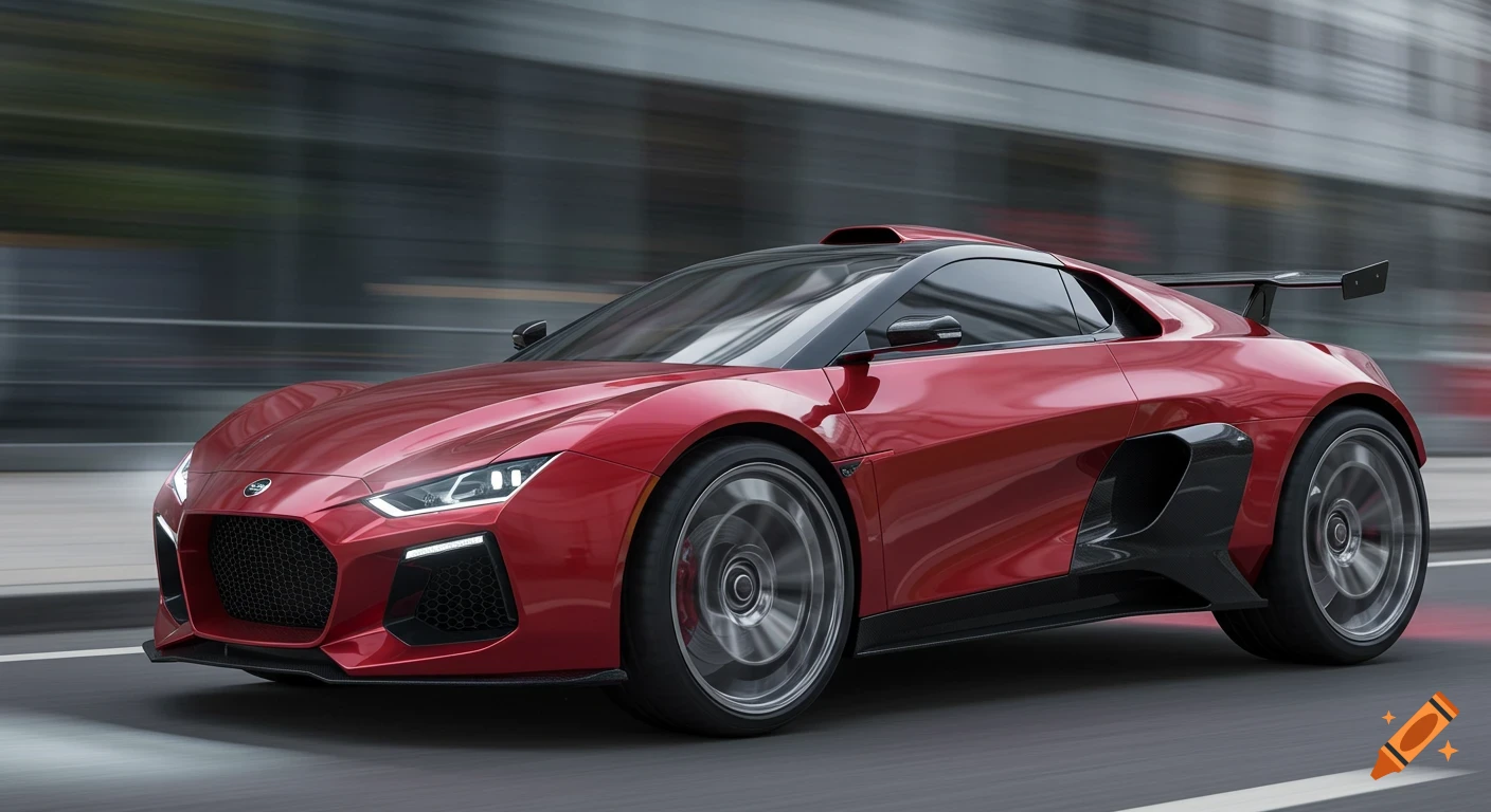 Zenvo St2 Supercar created on Craiyon, image size:1408x768