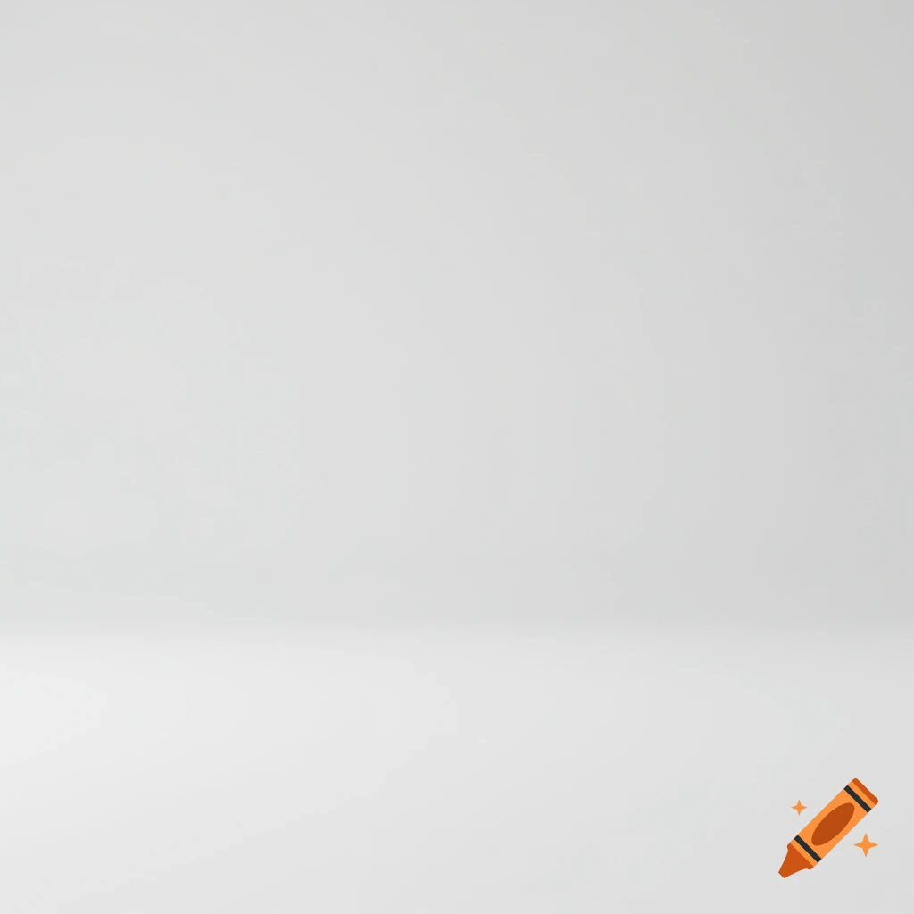 A minimalist blank white background.