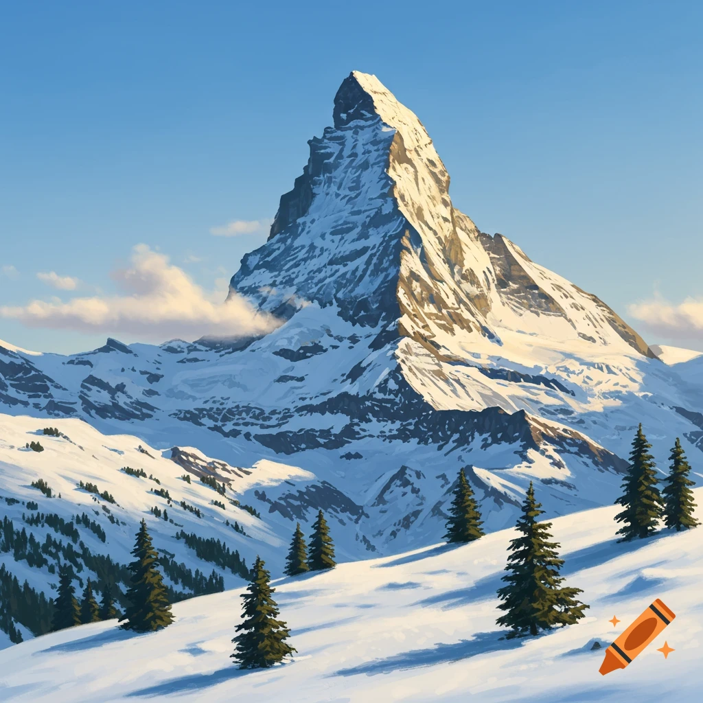 KLCC in a snowy forest on Craiyon