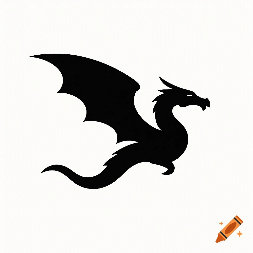 Set of four chinese dragons of black and gold colors. Symbol of New Year  2024. Asian vintage zodiac symbols. Design elements for your holiday  banners and posters 38842245 Vector Art at Vecteezy, image size:1024x1024