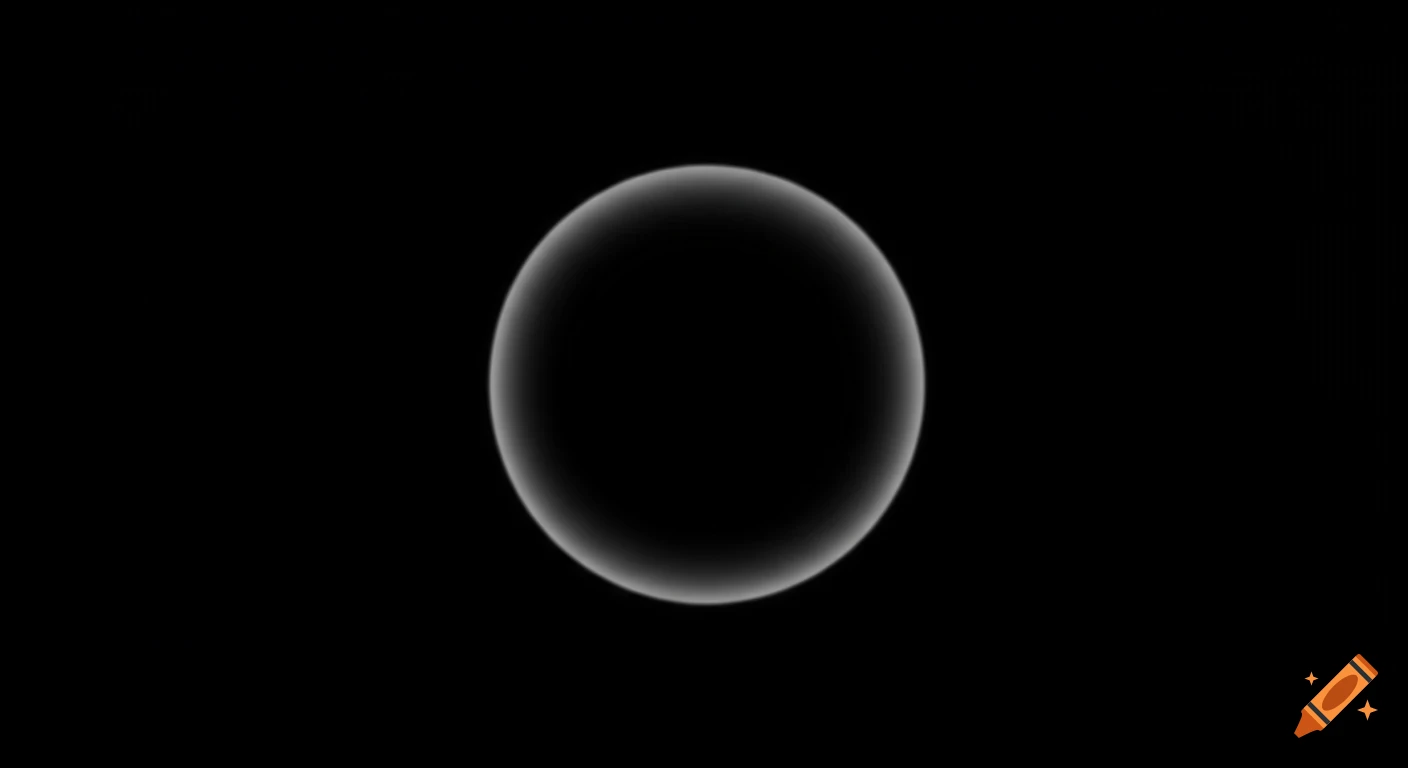 A black radial gradient with a soft, transparent center fading outwards to solid black edges.