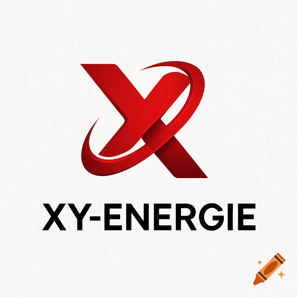 Red X logo with a swoosh and 'XY-ENERGIE' text on a white background.