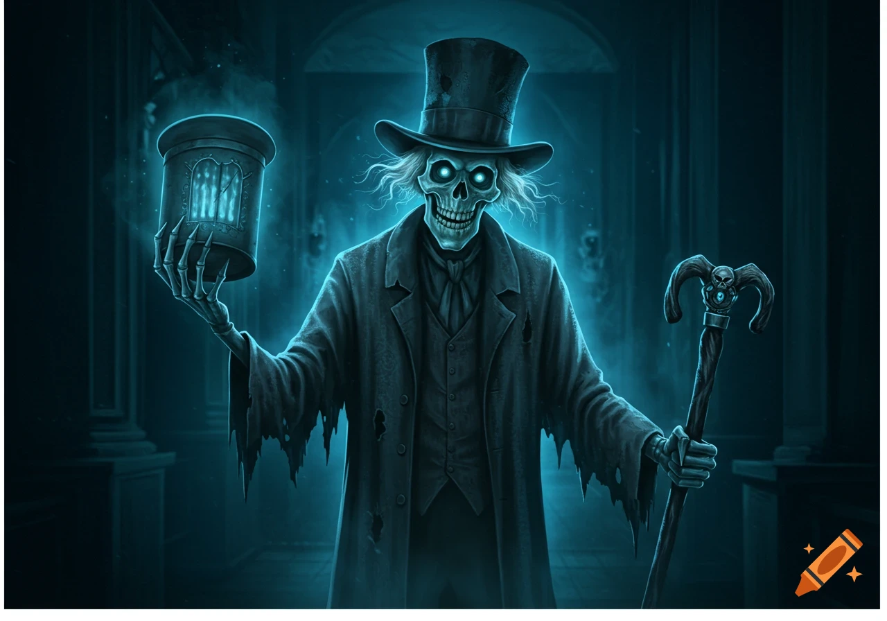 Scary Victorian Magician With Ominous and Gothic Vibes created on Craiyon, image size:1280x896