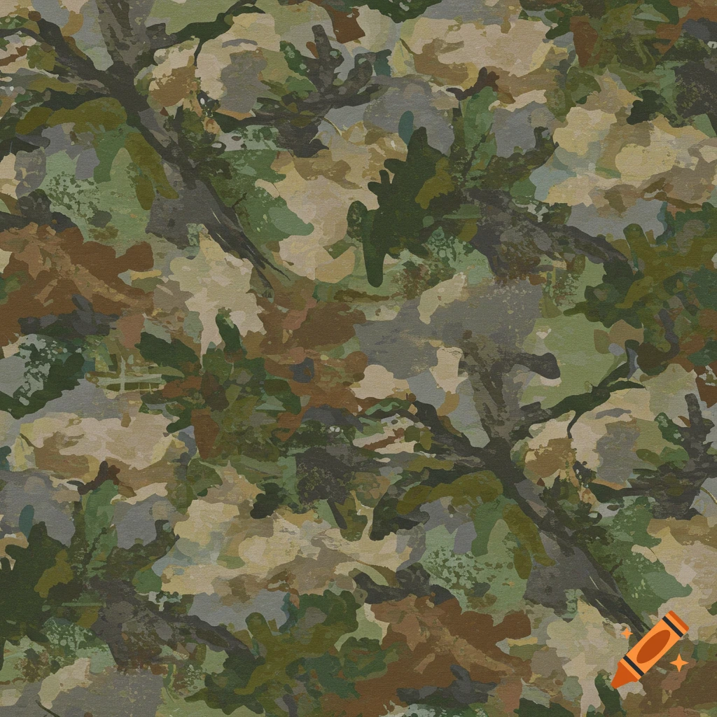 Realtree camo pattern foam on Craiyon, image size:1024x1024