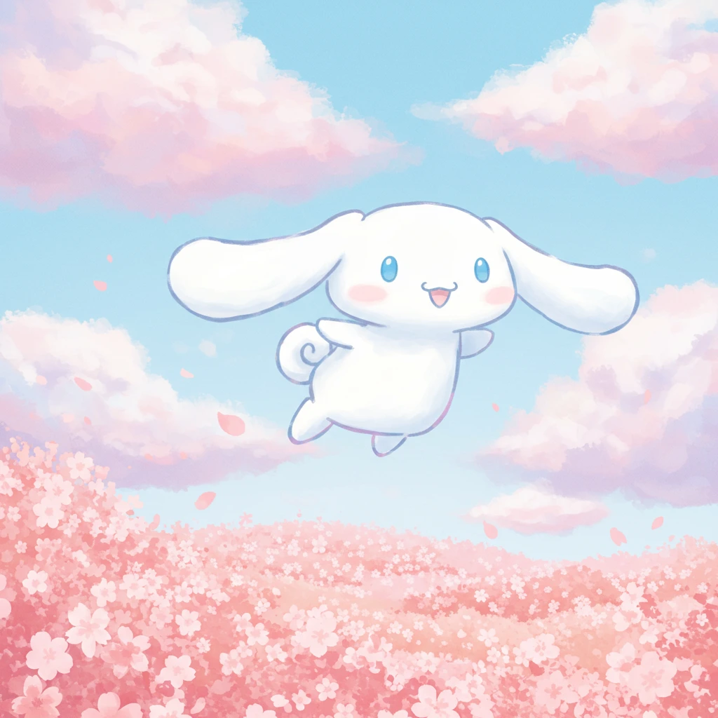 Cinnamoroll erstellt auf Craiyon