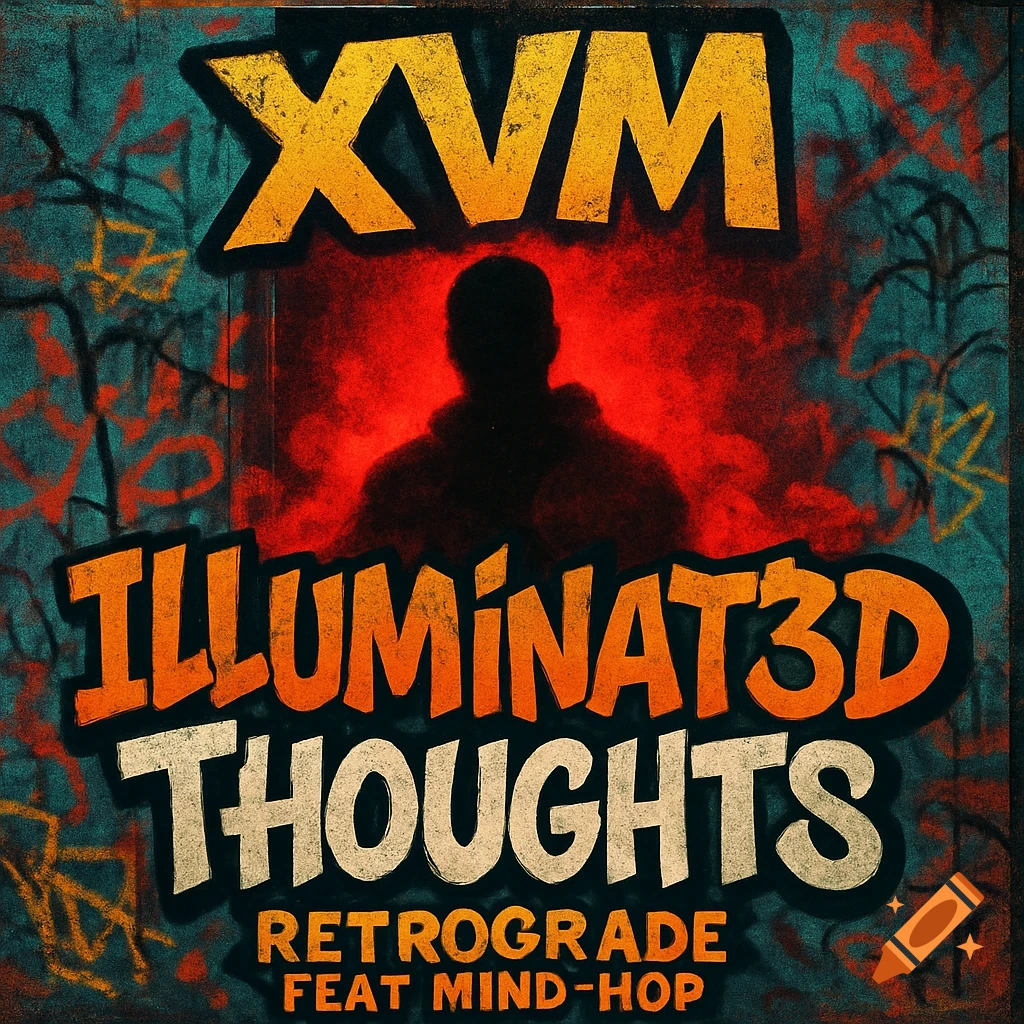 An urban graffiti-style album cover featuring