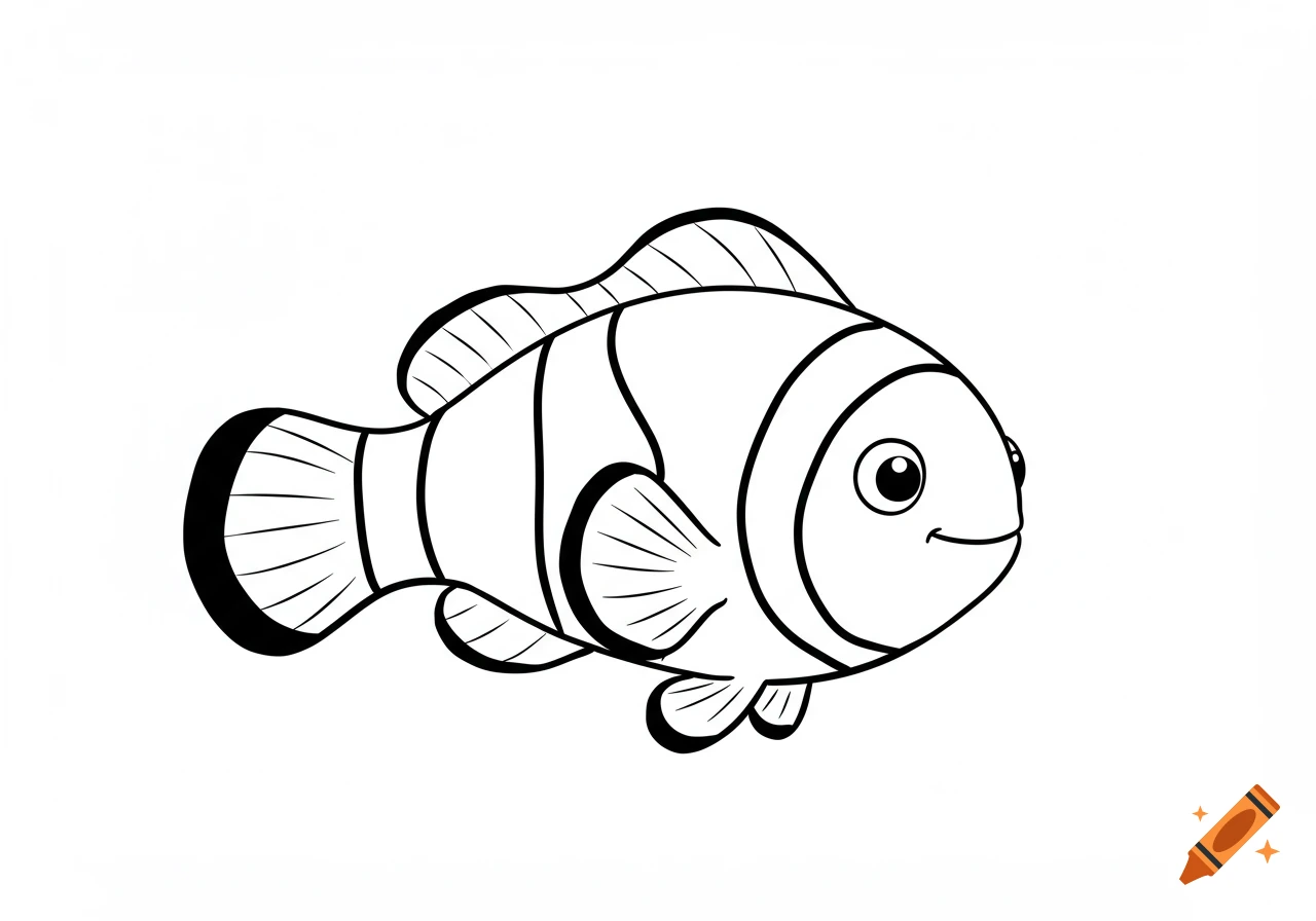 Nemo White and Black Color Variation created on Craiyon, image size:1280x896