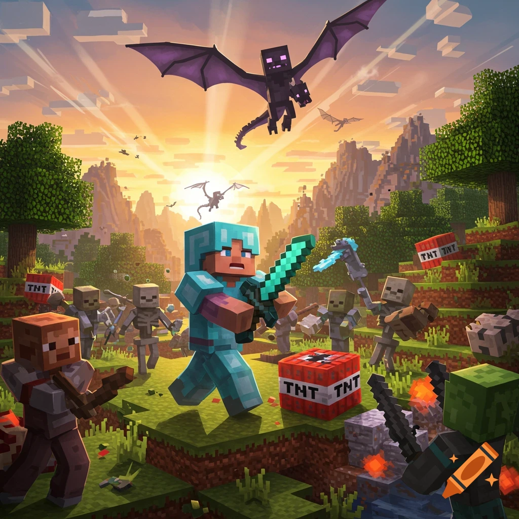 Minecraft Xbox Offers created on Craiyon, image size:1024x1024