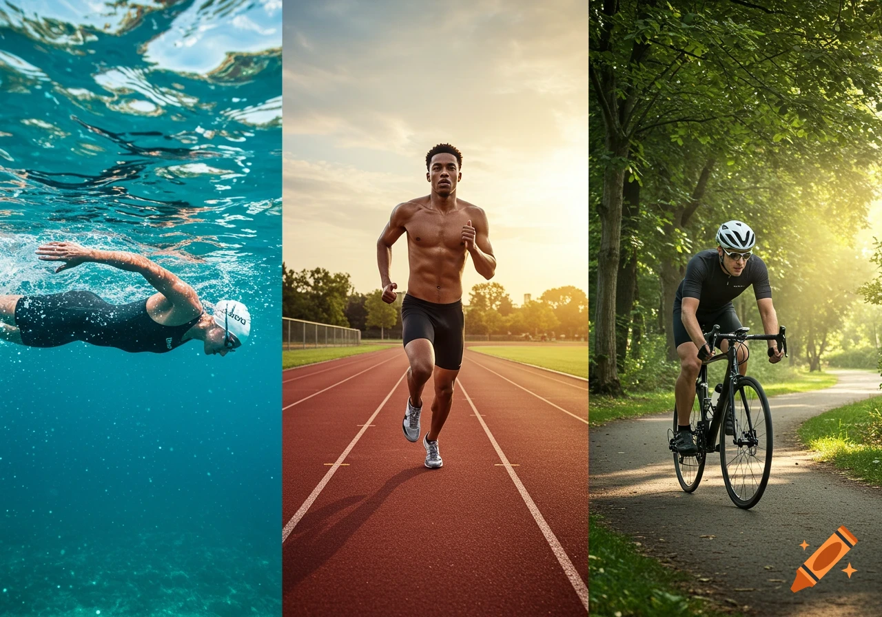 Five people, two women and three men, jogging down a tree-lined park ...