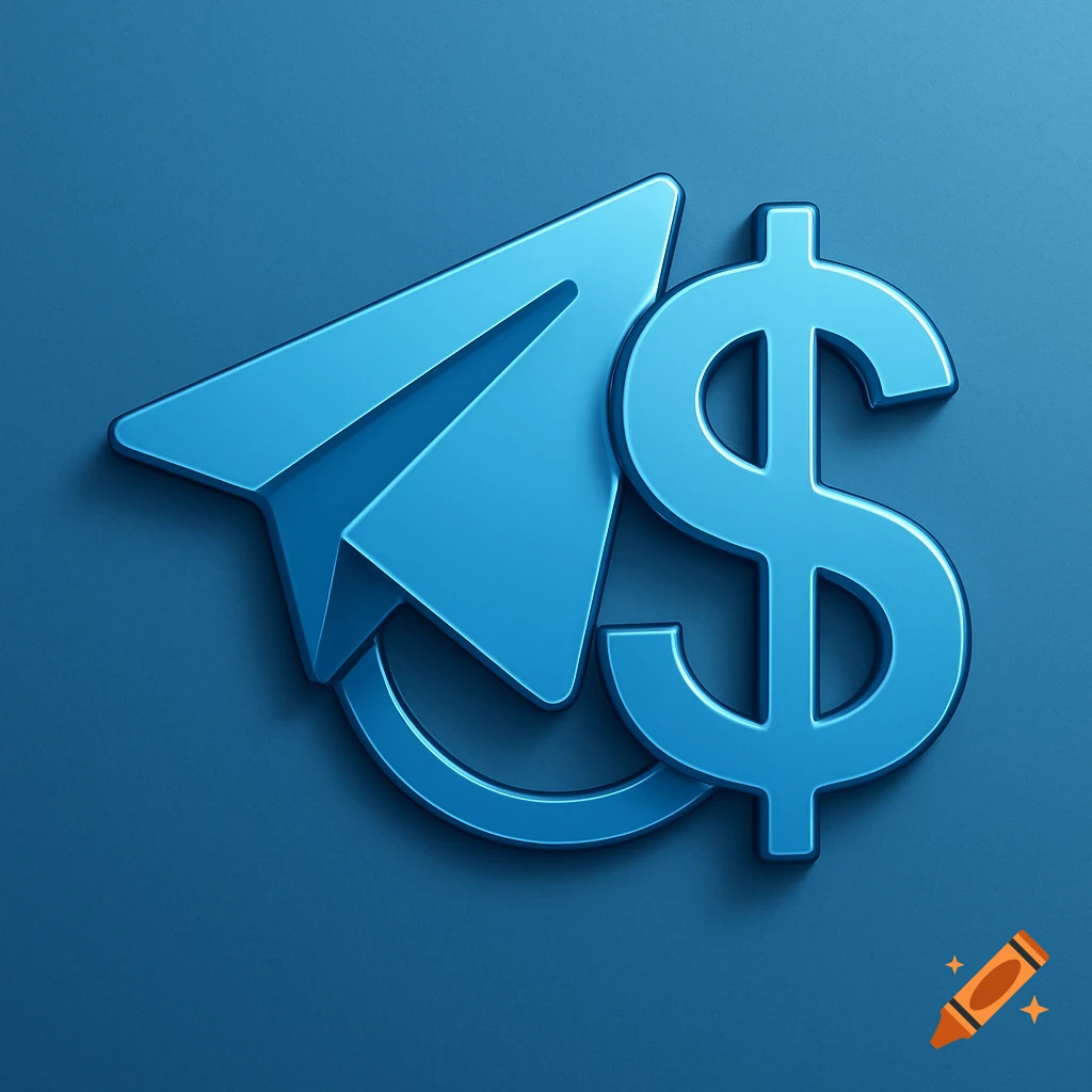 A blue 3D rendered paper airplane icon next to a dollar sign icon on a blue background.