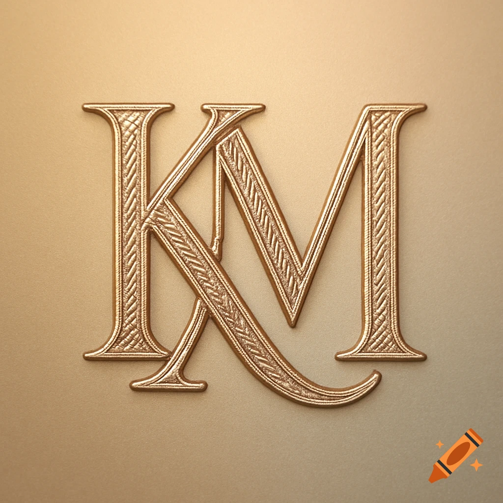Luxury Kmk Logo Design for Clothing created on Craiyon, image size:1024x1024