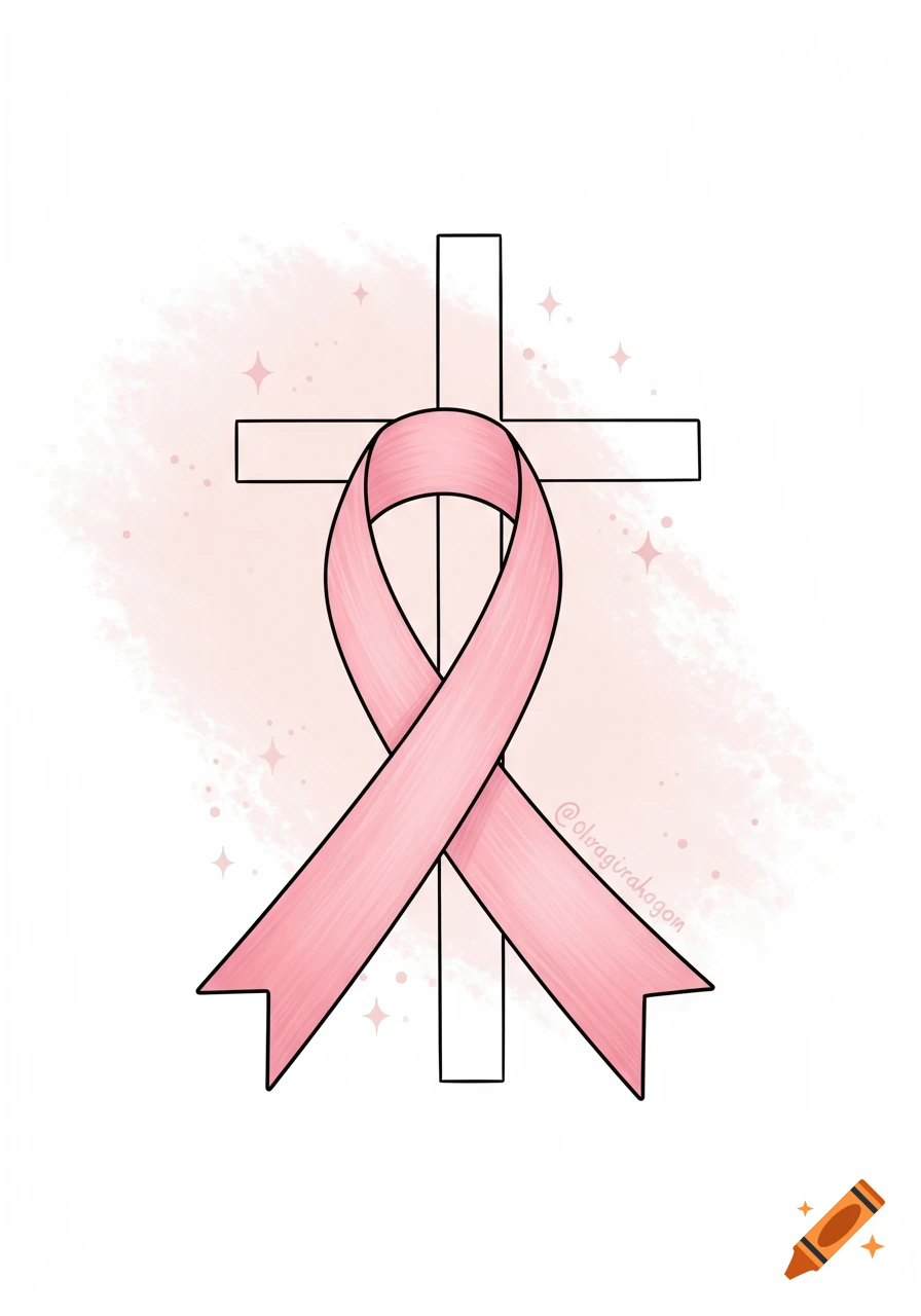 Cervical Cancer Awareness Symbol created on Craiyon, image size:896x1280