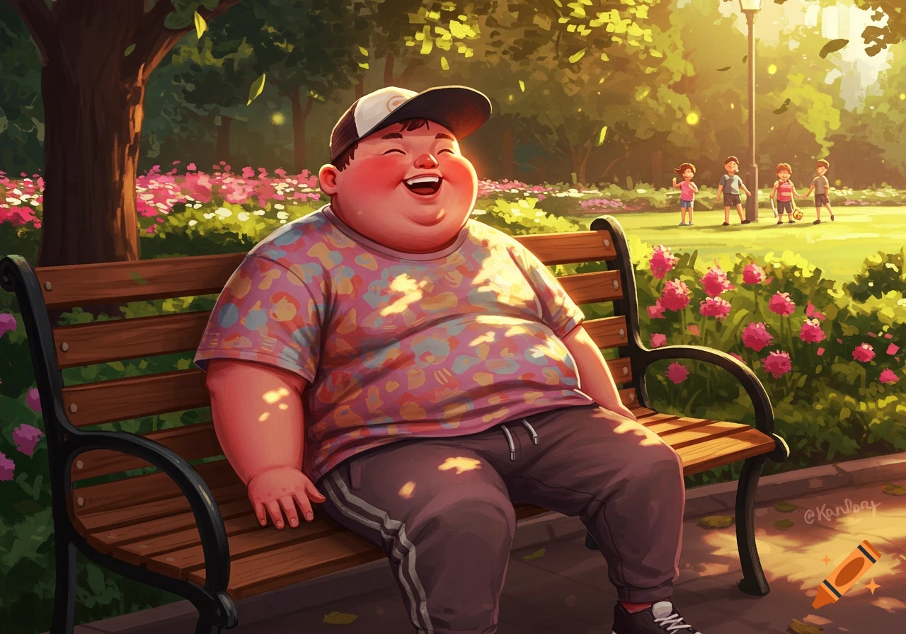 Wreck-It Ralph wearing a blue cap and plaid shirt, standing confidently ...