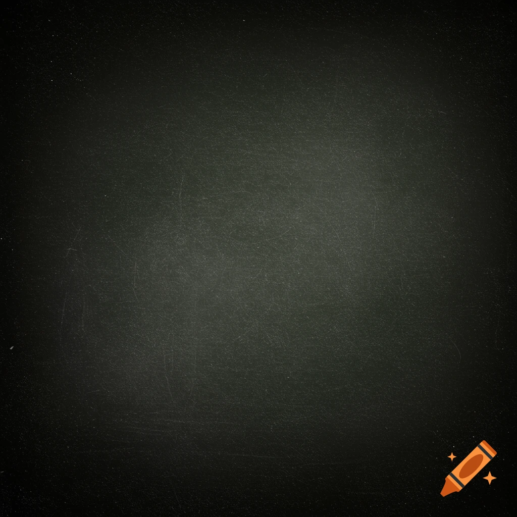 A dark gray textured background resembling a used chalkboard, with subtle scratches and a vignette effect.