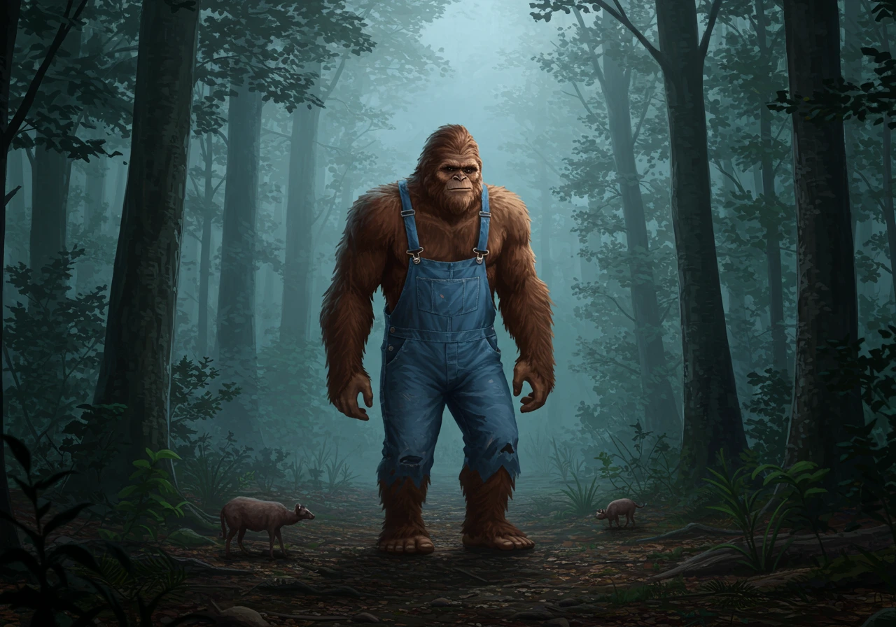Bigfoot creado en Craiyon
