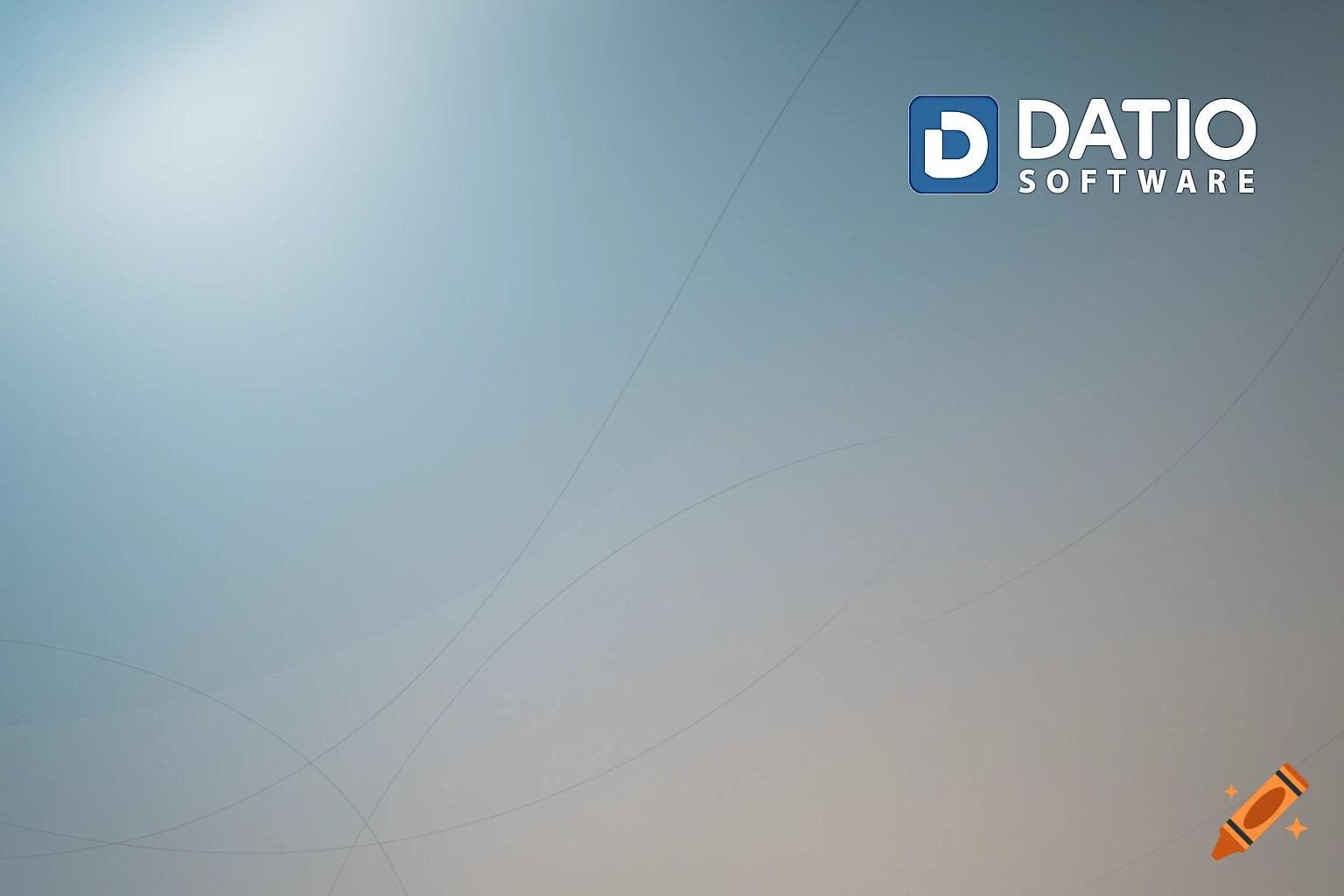 Professional gradient background with the Datio Software logo in the top right.