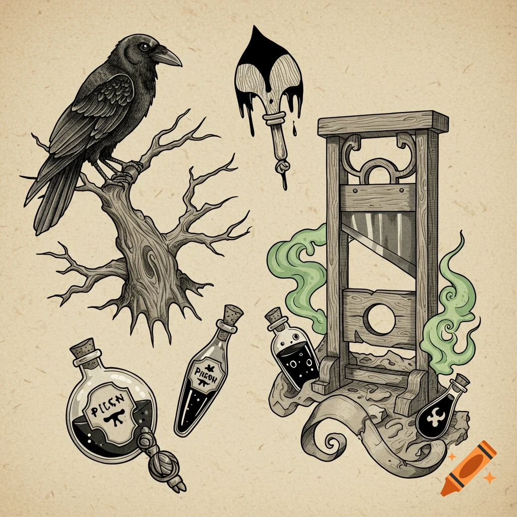 Dead Tree and Crows Tattoo Meaning