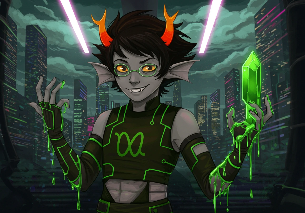 Homestuck creado en Craiyon