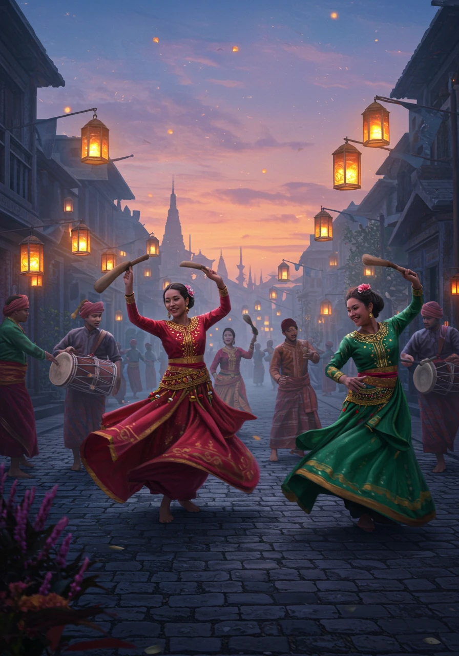 Cultural dance criado no Craiyon