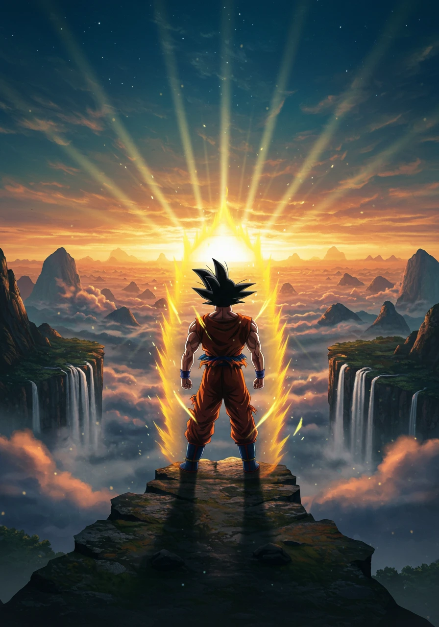 Goku créé sur Craiyon