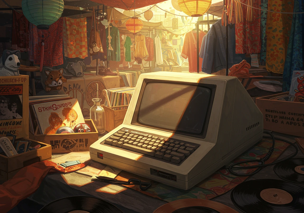 Vintage technology erstellt auf Craiyon